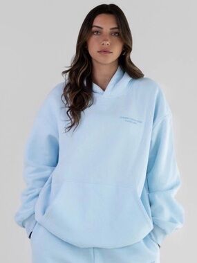 Comfrt Collection Pastel Edit Baby Blue Hoodie 3XL Pullover Cozy